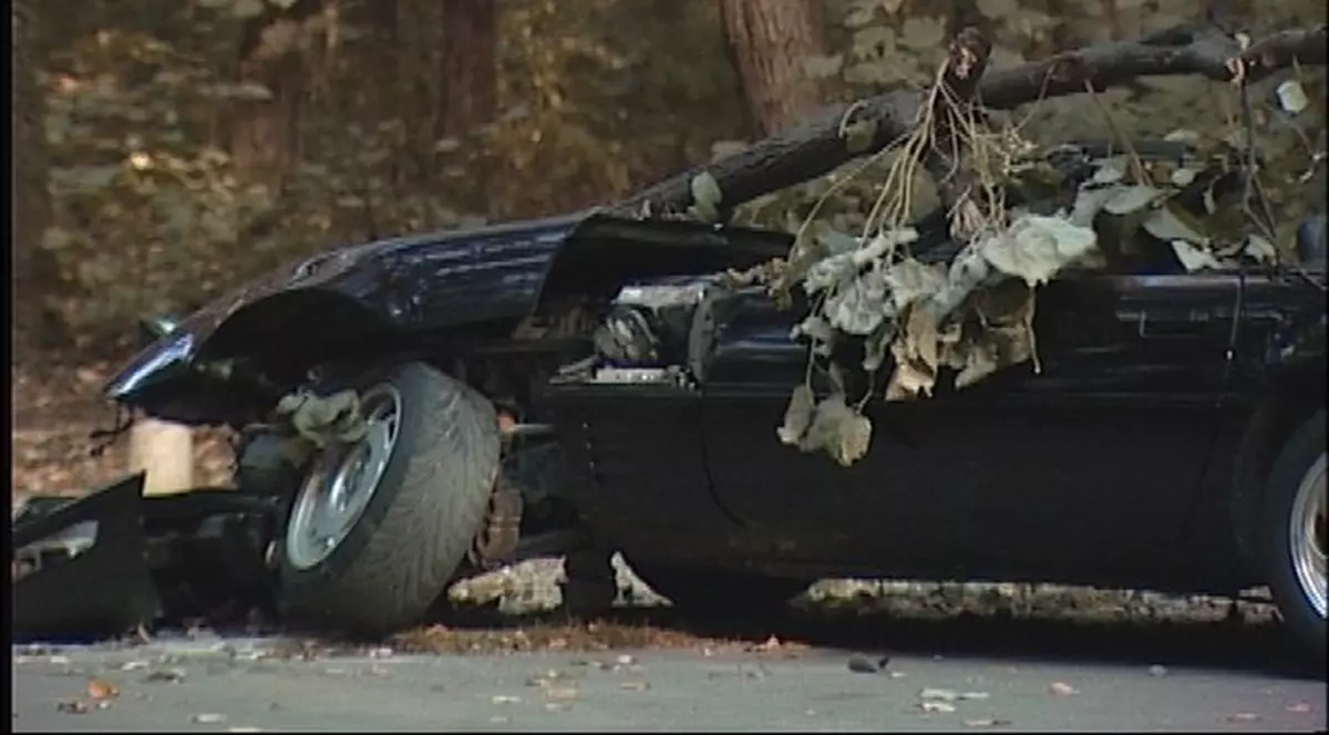 Corvette-ul trupei Scorpions, distrus aproape în totalitate de-o vedetă autohtonă! Vezi ce-are a face Negru în toată povestea asta!