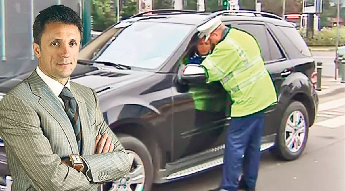 Fostul fotbalist Gică Popescu, tras pe dreapta de agenţii de la Rutieră! | «Baciul», lăsat fără permis din cauza vitezei