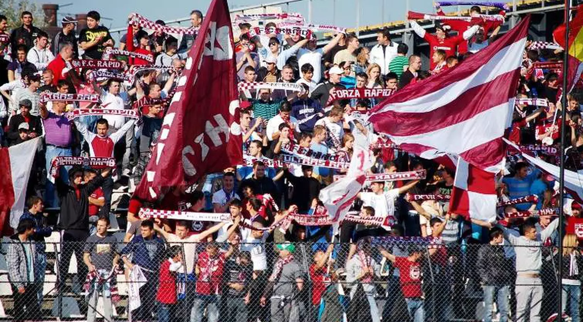 Jandarmii sunt cu ochii pe huligani! Fanii rapidişti, cei mai răi din campionatul intern