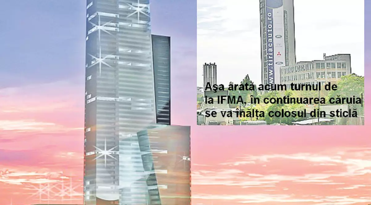 Uite ce zgârie-nori face Ţiriac!