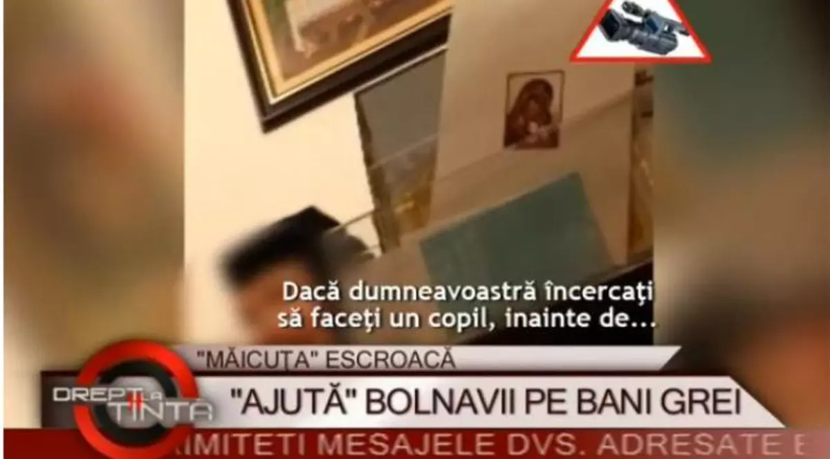 O presupusă măicuță păcălește românii bolnavi! Vinde "leacuri" cu TIR-ul