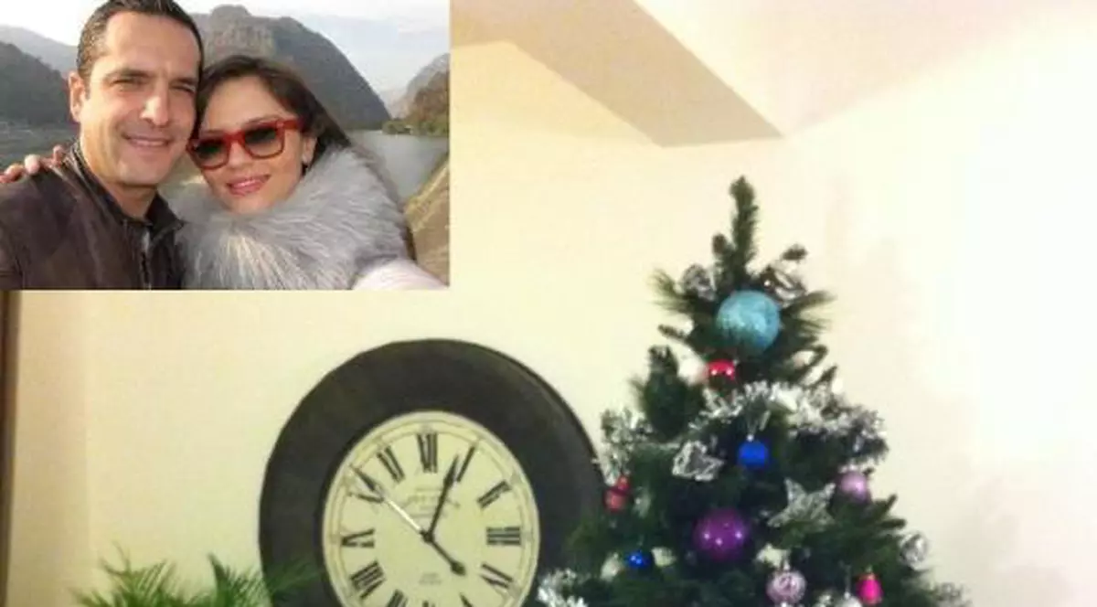 Cristina Șișcanu a împodobit bradul împreună cu micuții lui Mădălin Ionescu