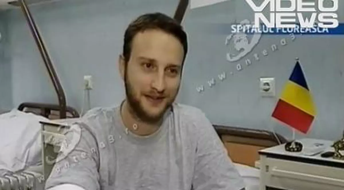Uite primele imagini cu Andrei Tinu pe patul de spital: ”Mă consider norocos că am scăpat”