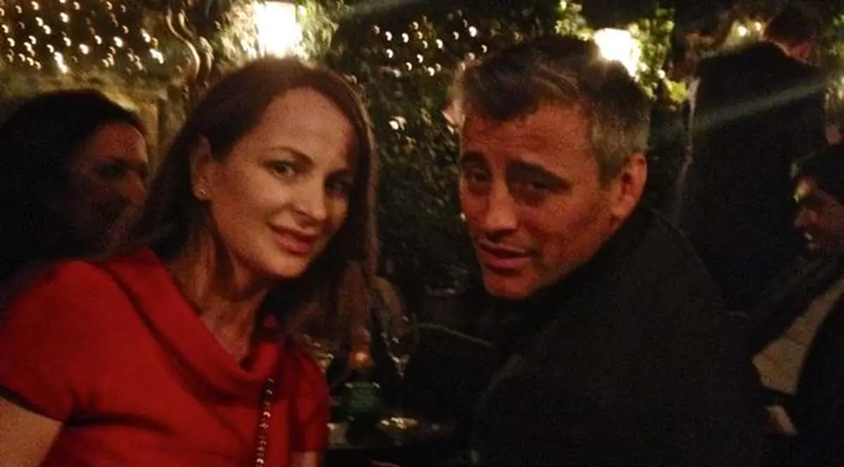 Delia Antal a petrecut cu câştigătorul Globului de Aur, Matt LeBlanc  