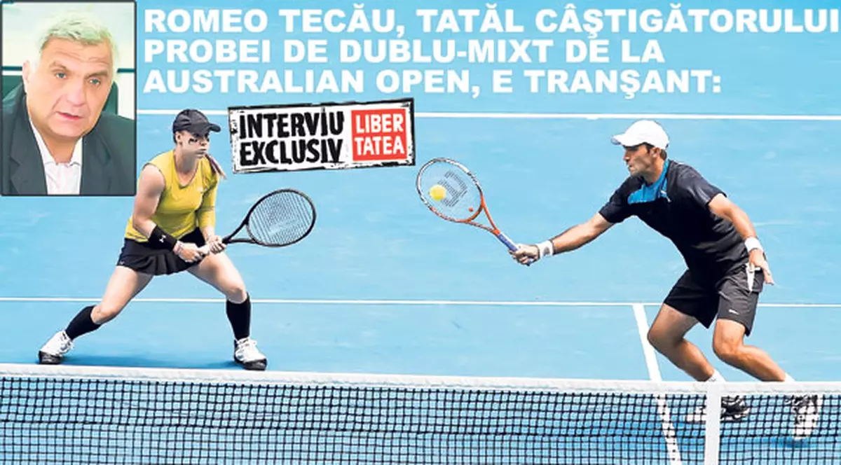 Romeo Tecău, tatăl câştigătorului de la Australian Open: «Românii l-au ajutat prea puţin pe Horia»
