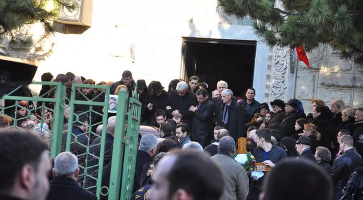 George Parteca, fiul afaceristului din Constanţa, înmormântare cu scandal | FOTO