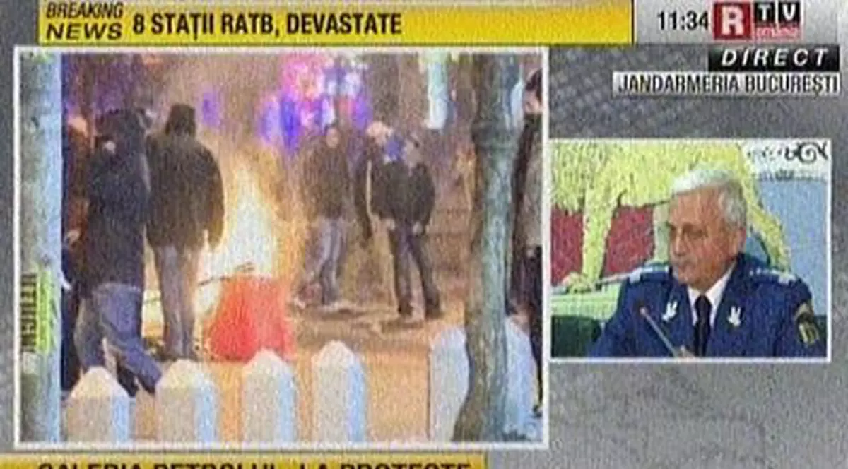 Reprezentanții Jandarmeriei atrag atenția: ”Pagubele produse de protestatari vor fi plătite din banii contribuabililor”