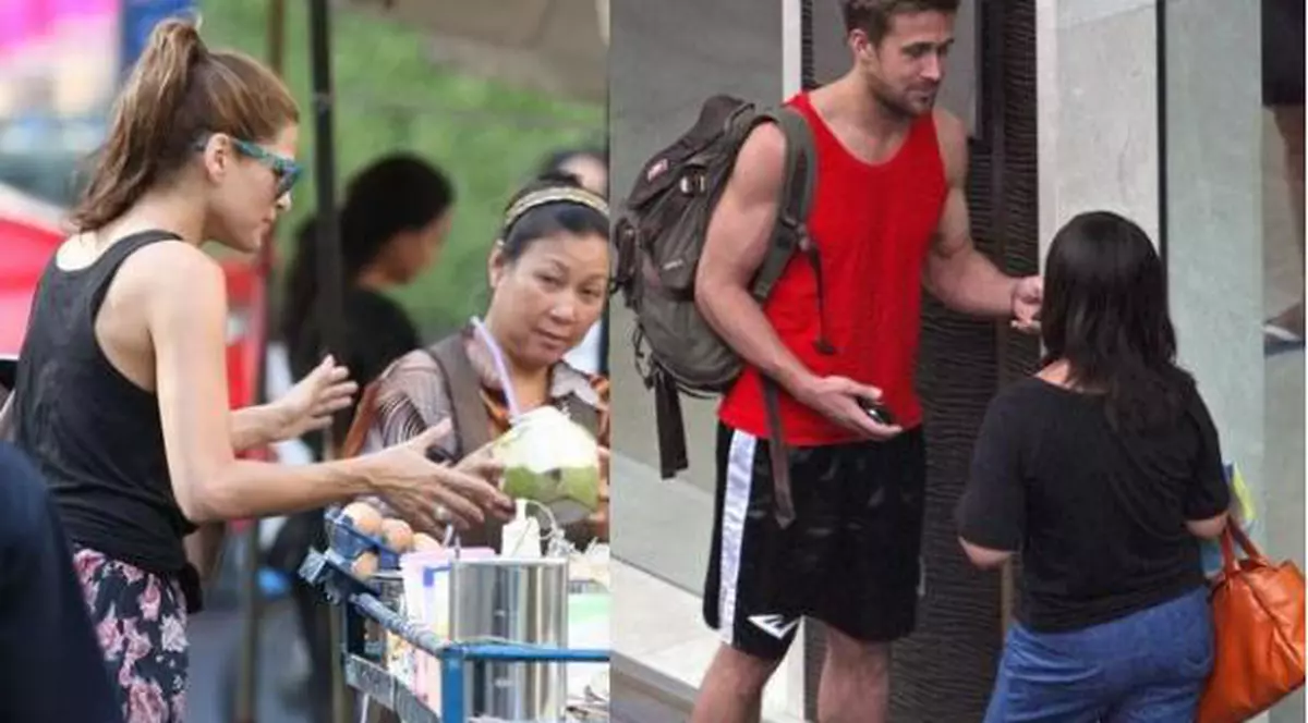 Ce mai cuplu! Ea face rost de mâncare, în timp ce el aburește fetele! FOTO