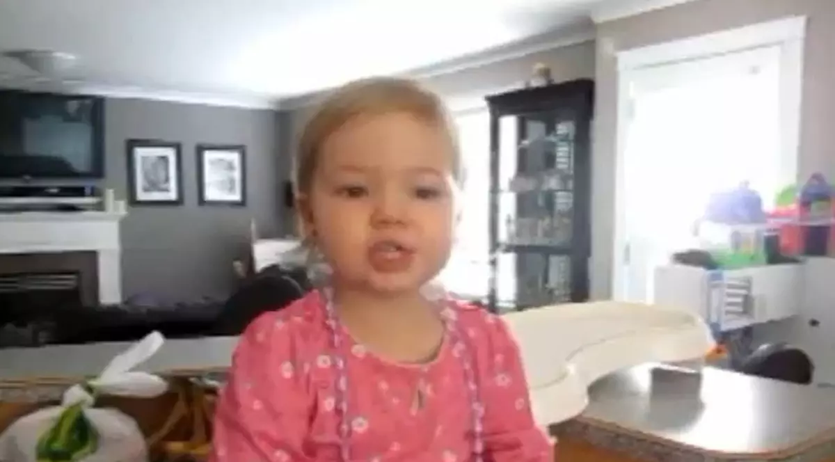 O fetiţă de doi ani FACE SENZAŢIE pe internet cântând "Someone like you" a lui Adele | VIDEO