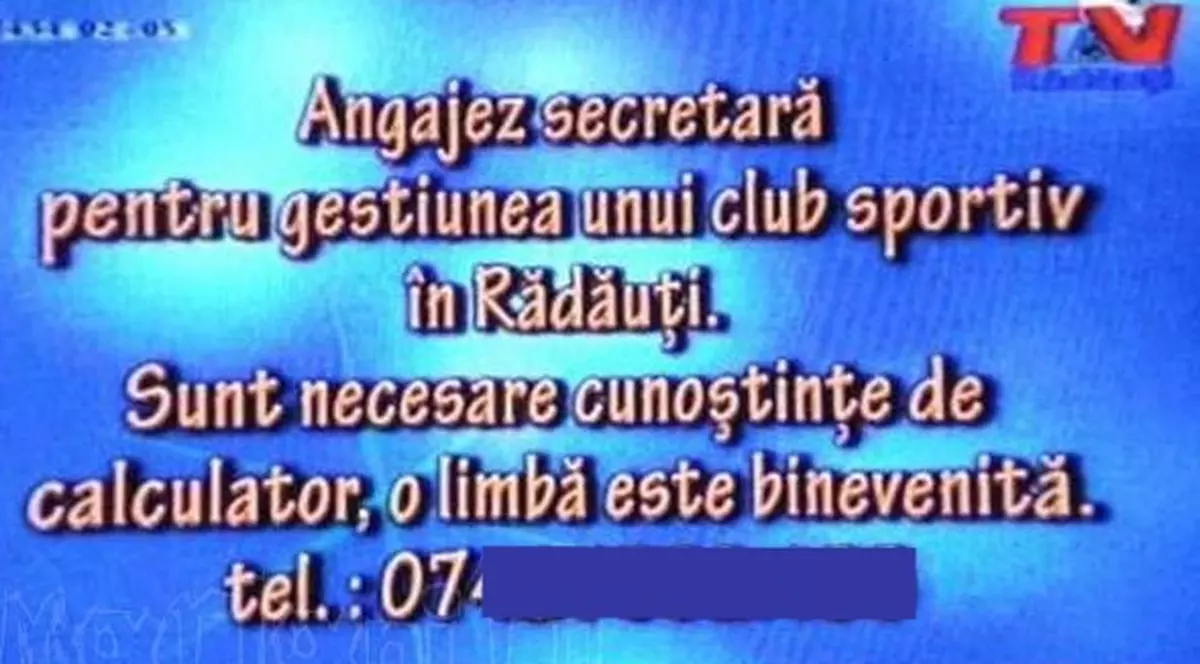 Cel mai INDECENT anunţ de angajare: "O limbă este binevenită!"
