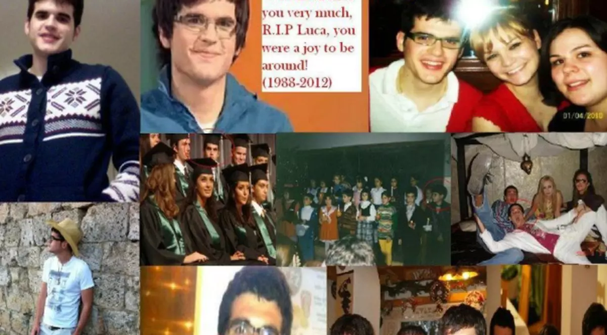 Prietenii lui Luca au realizat un colaj cu imagini în care acesta apare mereu zâmbitor