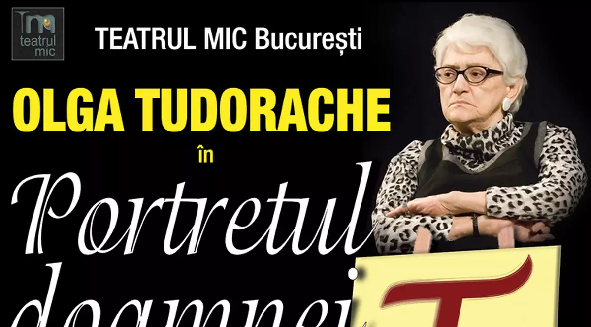 Olga Tudorache revine pe scena Teatrului Naţional de Operetă „Ion Dacian"
