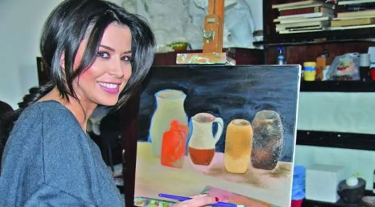 Simona Pătruleasa a reuşit să vândă primul tablou cu 2100 de lei