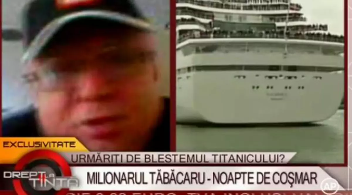 Milionarul Tăbăcaru, noapte de coșmar pe Titanic 2: "Au început să cadă sticlele de pe mese, oamenii se țin de pereți"