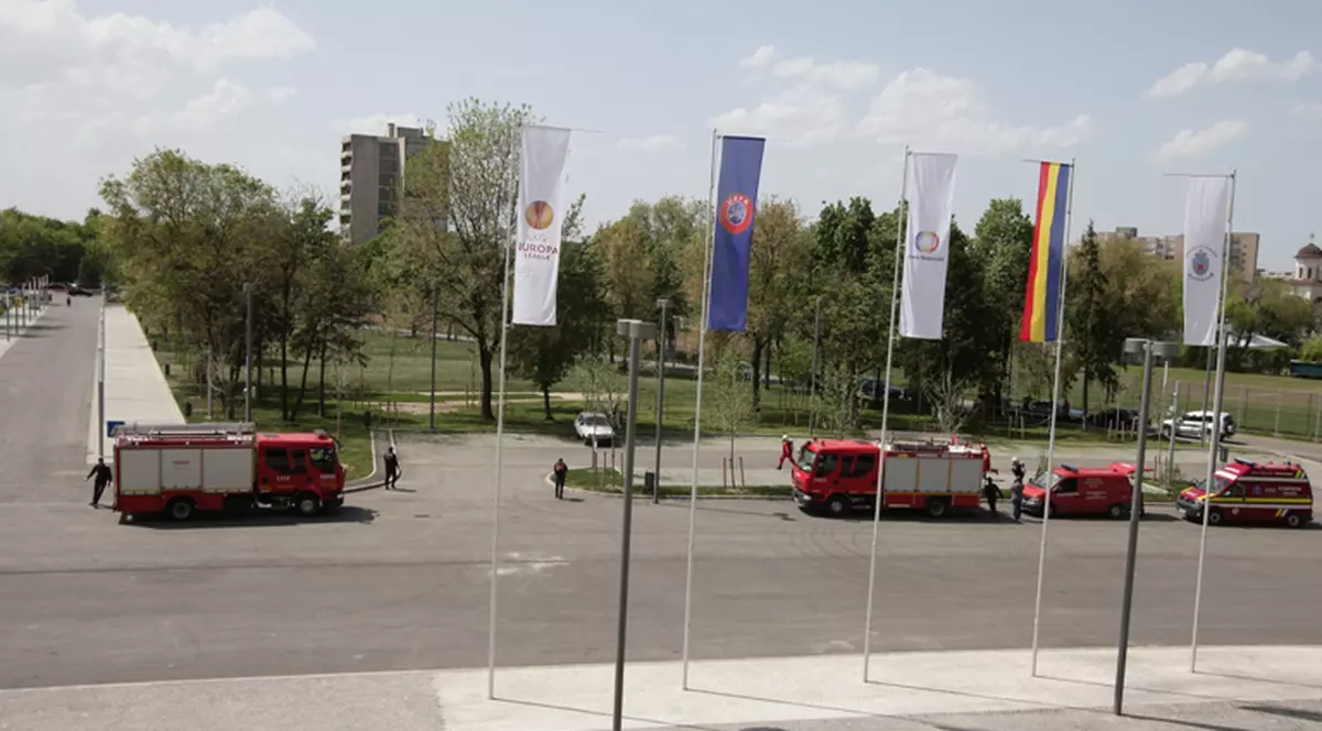 Europa League! 700 de pompieri vor supraveghea finala de la Bucureşti