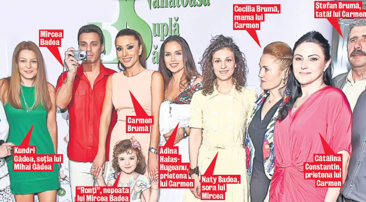 Carmen Brumă, încurajată de «mama-soacră» 