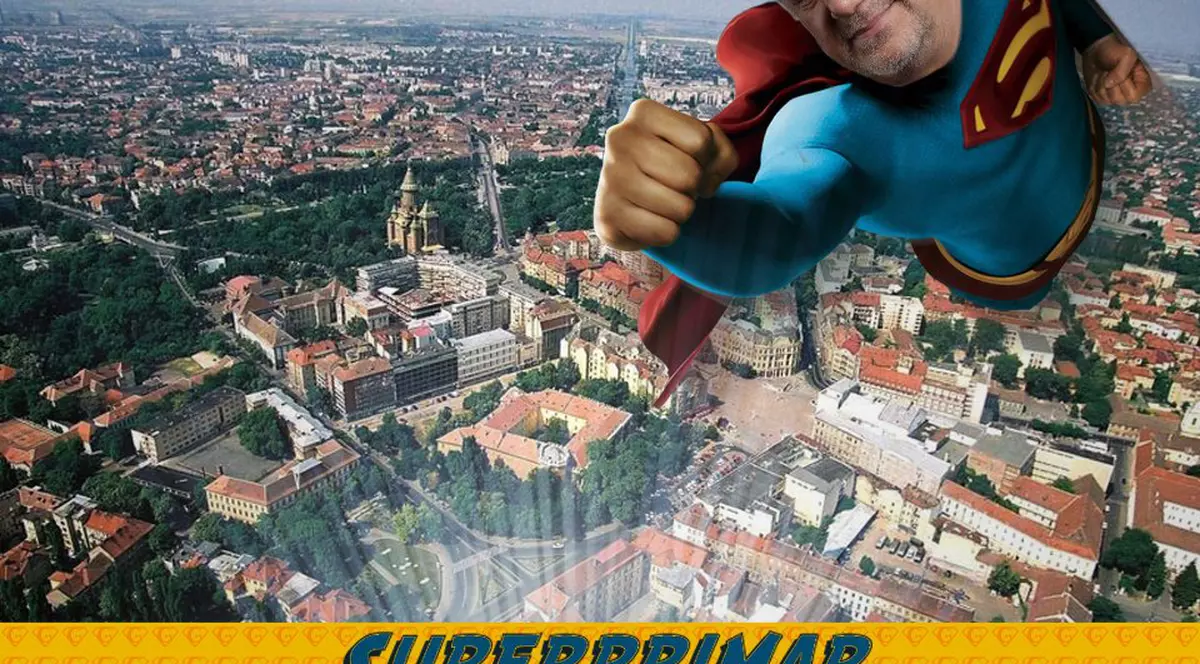 Am trăit s-o vedem şi pe asta! SUPERMAN se vrea primar la Timişoara! 