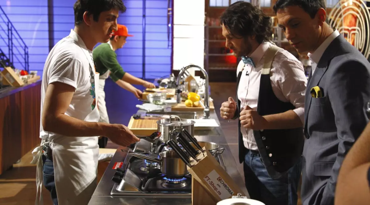 Test sub presiune cu peşti şi crustacee, la "MasterChef" 