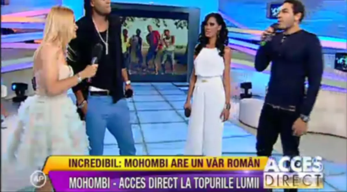 Mohombi are un văr în România