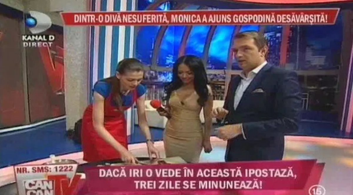 Monica Gabor, GOSPODINĂ VERITABILĂ! Uite cum a gătit mâncare chinezească!