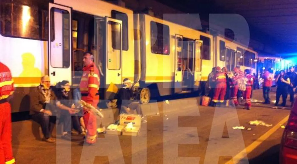 UPDATE| Un nou incident în care a fost implicat un tramvai pe linia lui 41