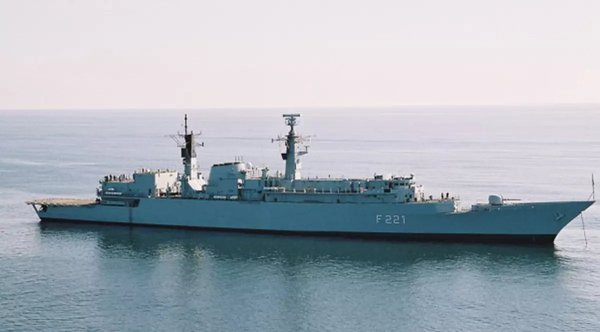 Fregata "Regele Ferdinand", în misiune de salvare