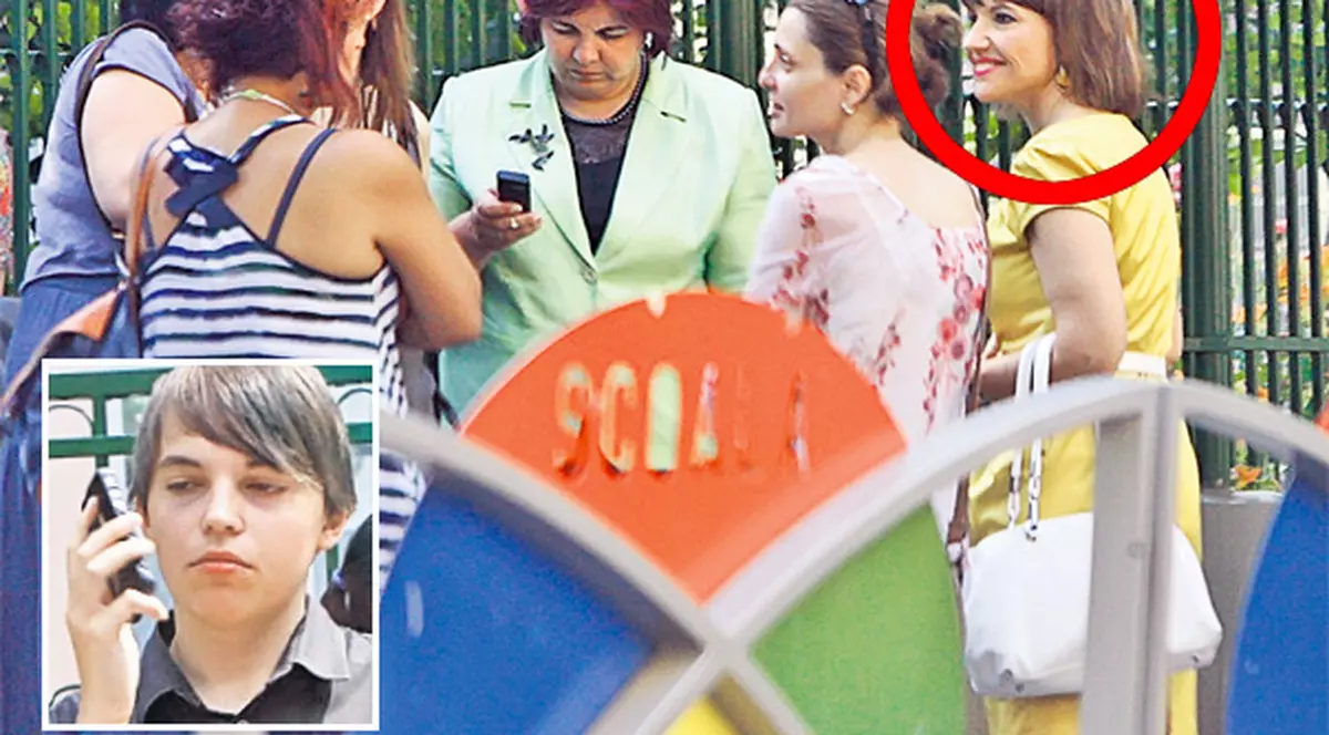 Marina Almăşan şi-a aşteptat fiul la terasă