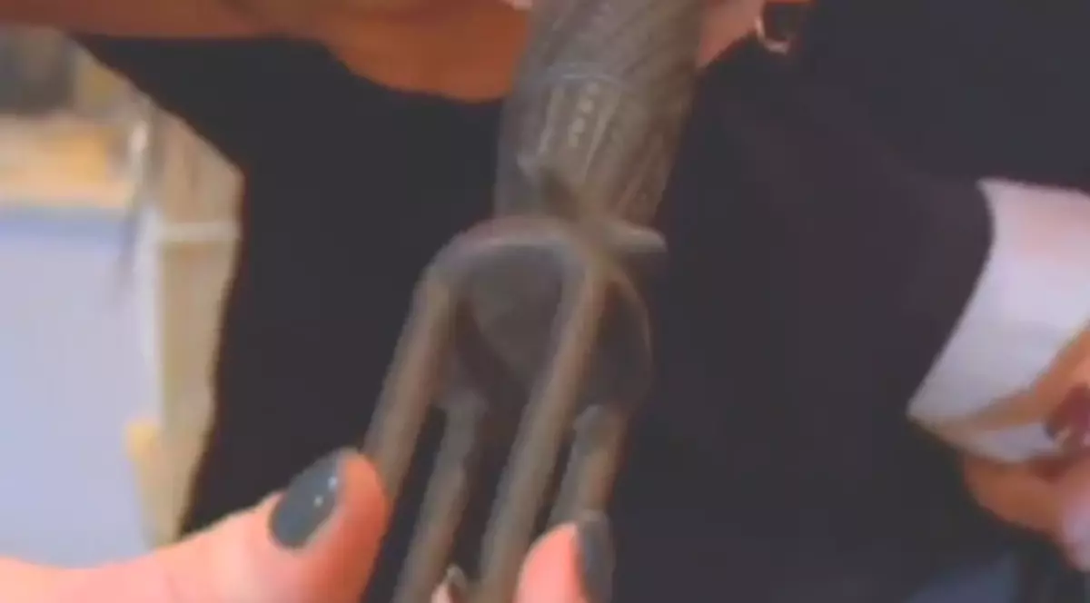 Aşa arată FURCULIŢA pentru mâncatul CĂRNII DE OM | VIDEO