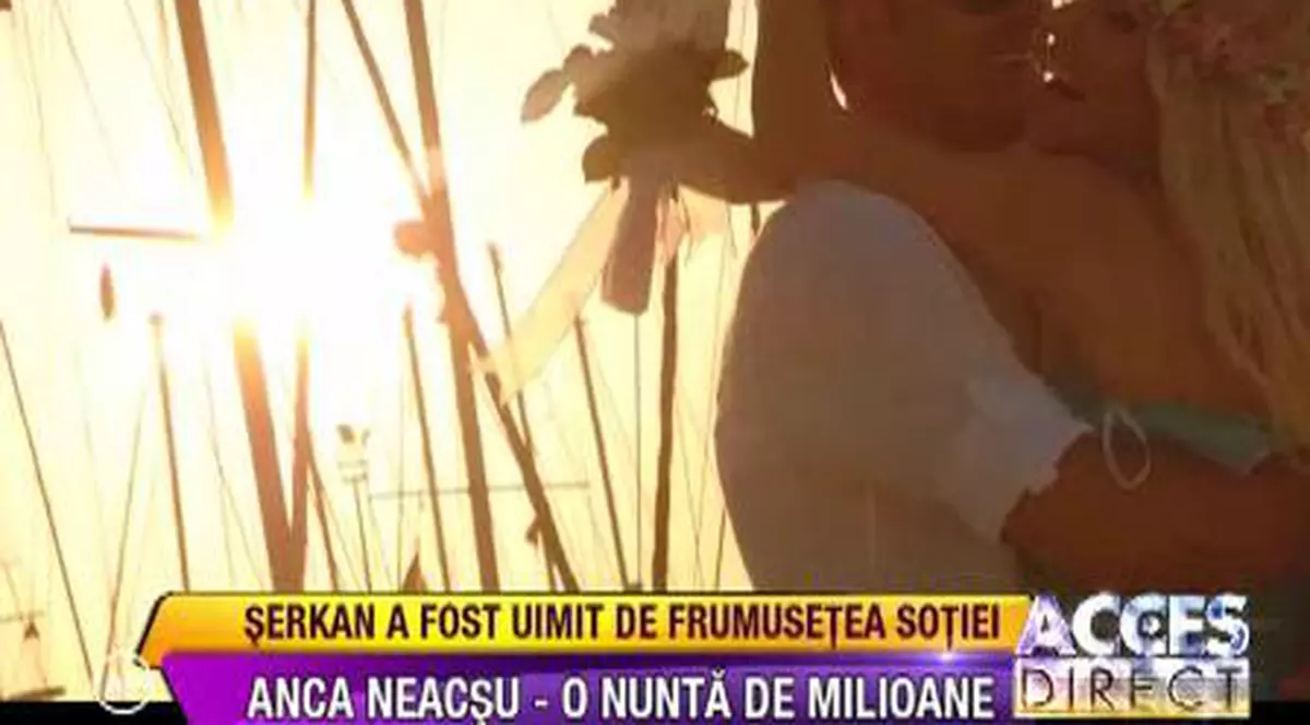 Uite ce frumoasă a fost Anca Neacșu, ex-Asia, la nunta cu iubitul turc pe iaht!