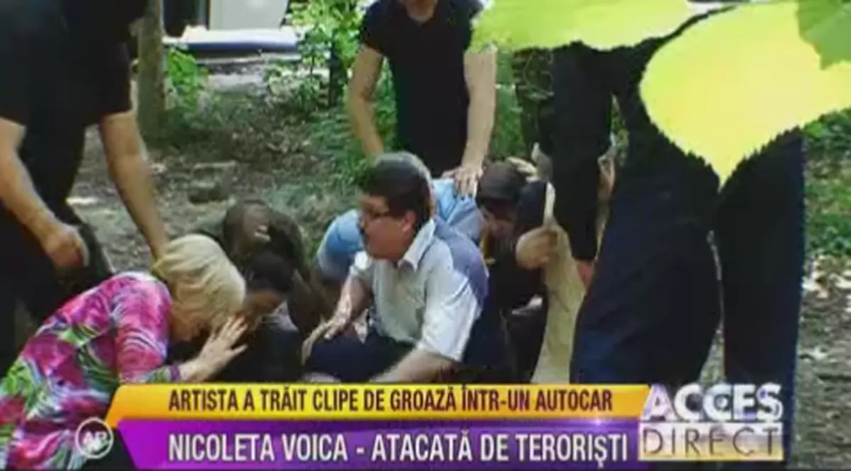 Nicoleta Voica, atacată de terorişti! 
