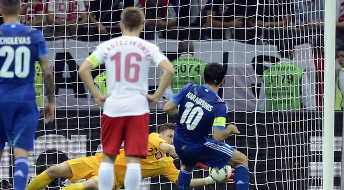 Aşa s-a văzut meciul Polonia - Grecia 1-1 | FOTO