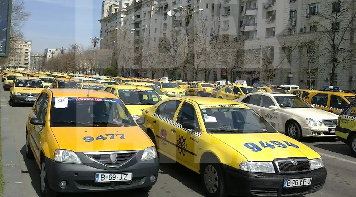 Amenzi de peste 14.000 lei, aplicate taximetriştilor din zona Aeroportului Otopeni