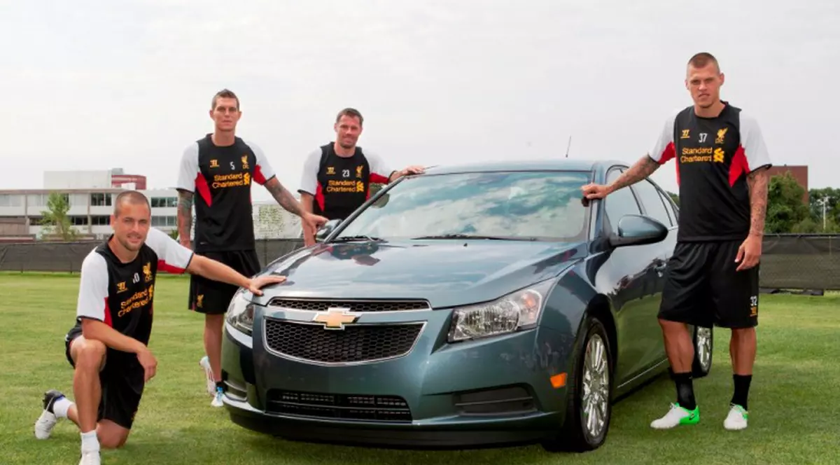 Noul sponsor al echipei britanice de fotbal Liverpool e o marcă americană de automobile