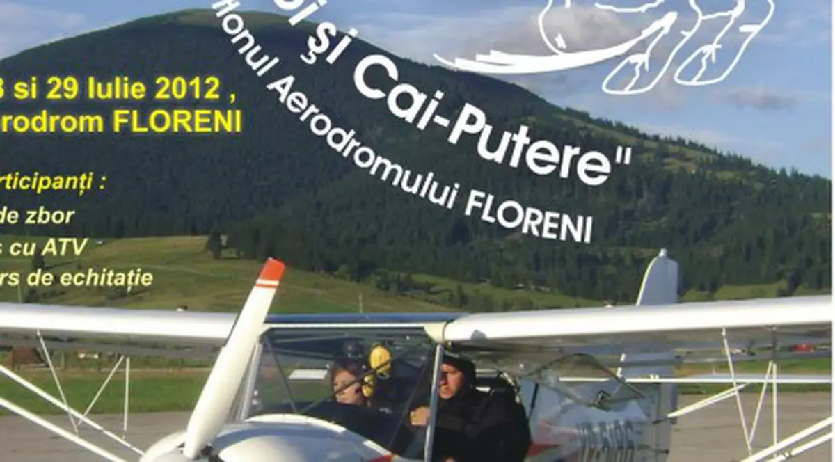 Primul Triatlon Aero-Moto-Hipo din România pe Aerodromul Floreni