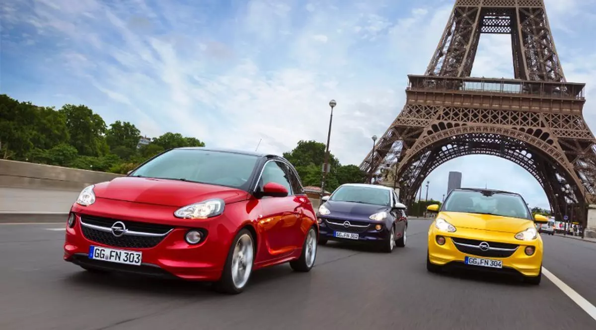 Opel lansează modelul de oraş Adam, la Salonul auto de la Paris în toamnă
