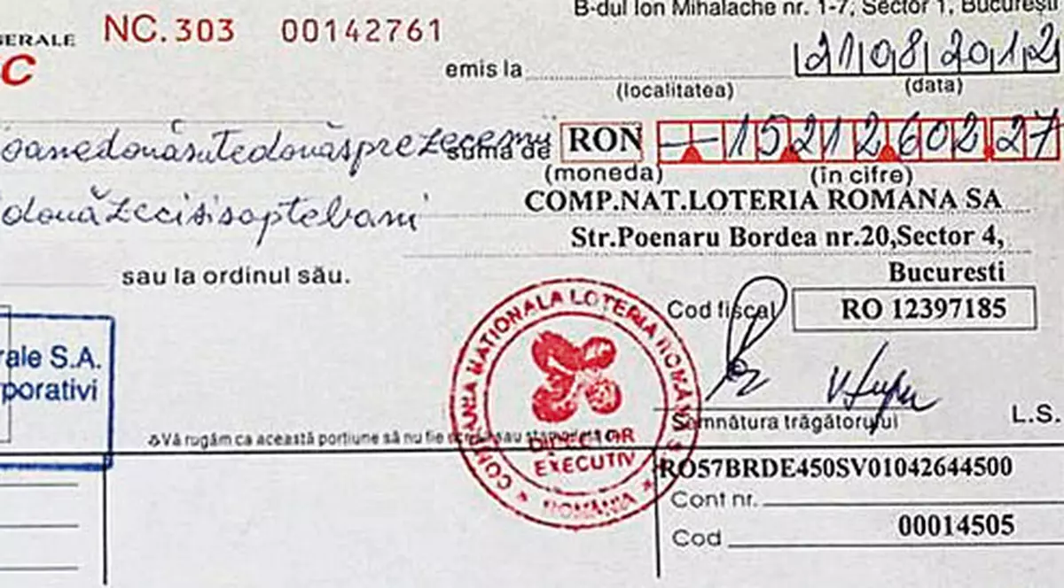 Te rogi să îl primeşti şi tu! Aşa arată un CEC de 15.000.000 de lei