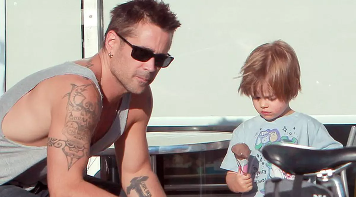 Colin Farrell şi-a scos băiatul la îngheţată | FOTO