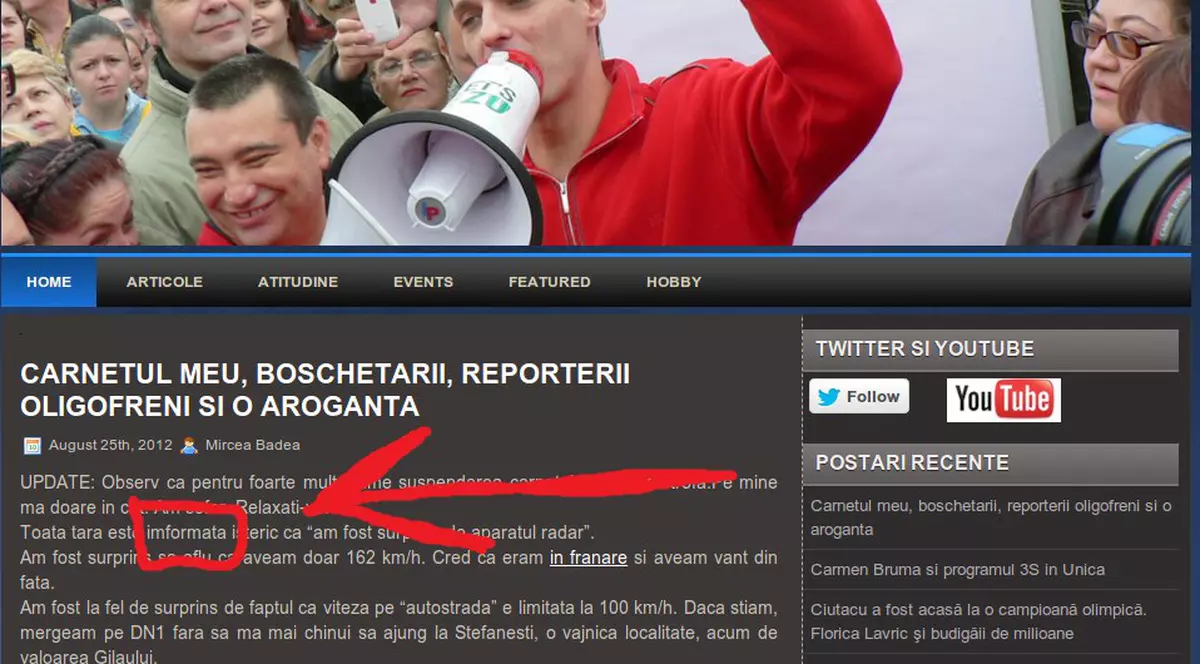 Mircea Badea a COMIS-O pe BLOG! Vezi greșeala care l-a aruncat în ”gura presei”! 