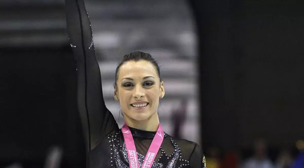 JO 2012 Cătălina Ponor a luat medalia de argint la sol