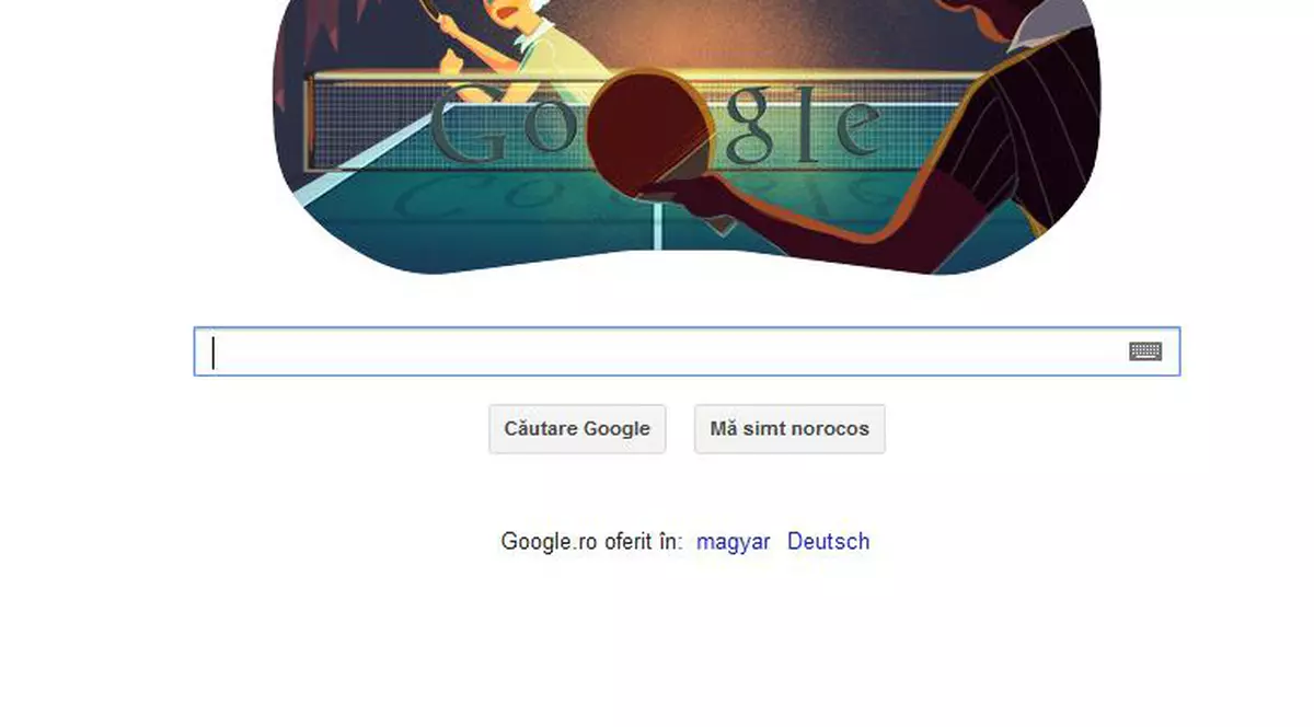 Google celebrează tenisul de masă