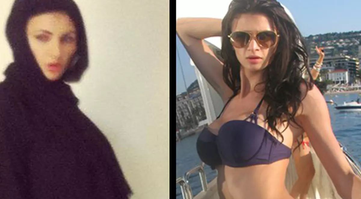 TRANSFORMARE ULUITOARE! Înainte era regina cluburilor din România, acum Ramona Gabor merge ACOPERITĂ DE VĂL ISLAMIC! FOTO