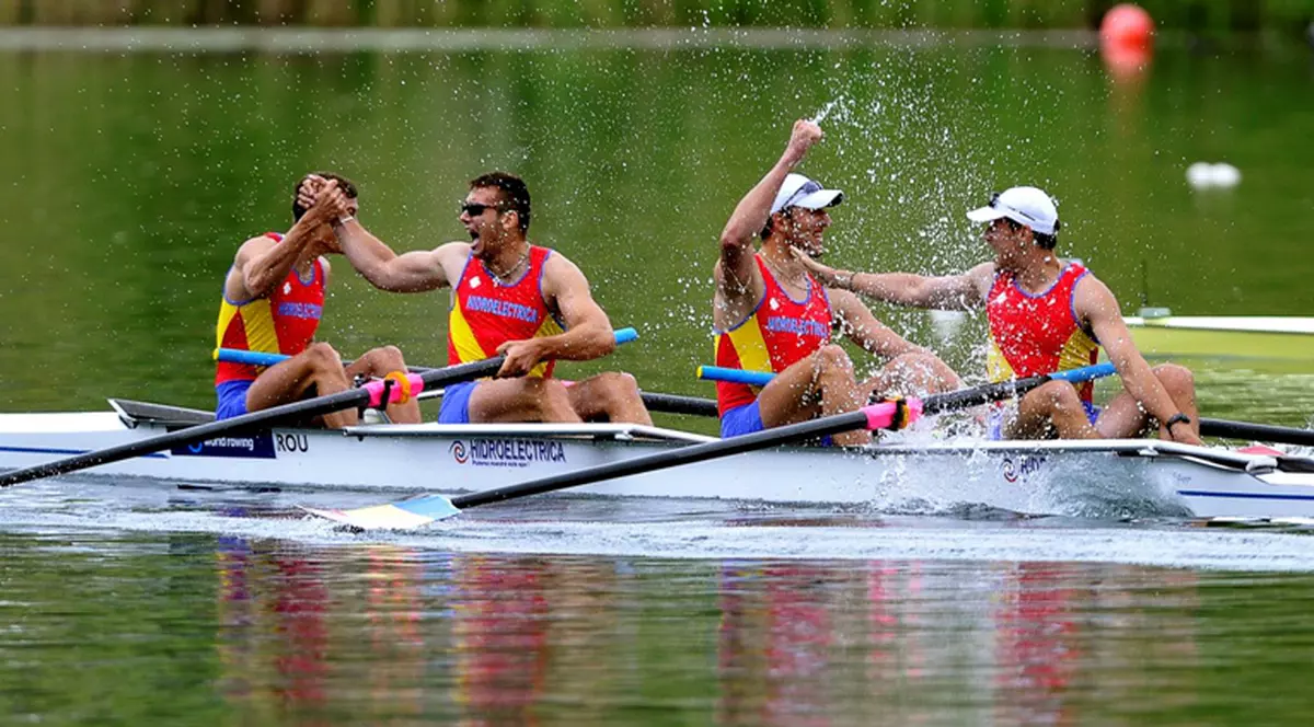 Canotorul Florin Curuea le va preda limba engleza colegilor din echipa de patru rame