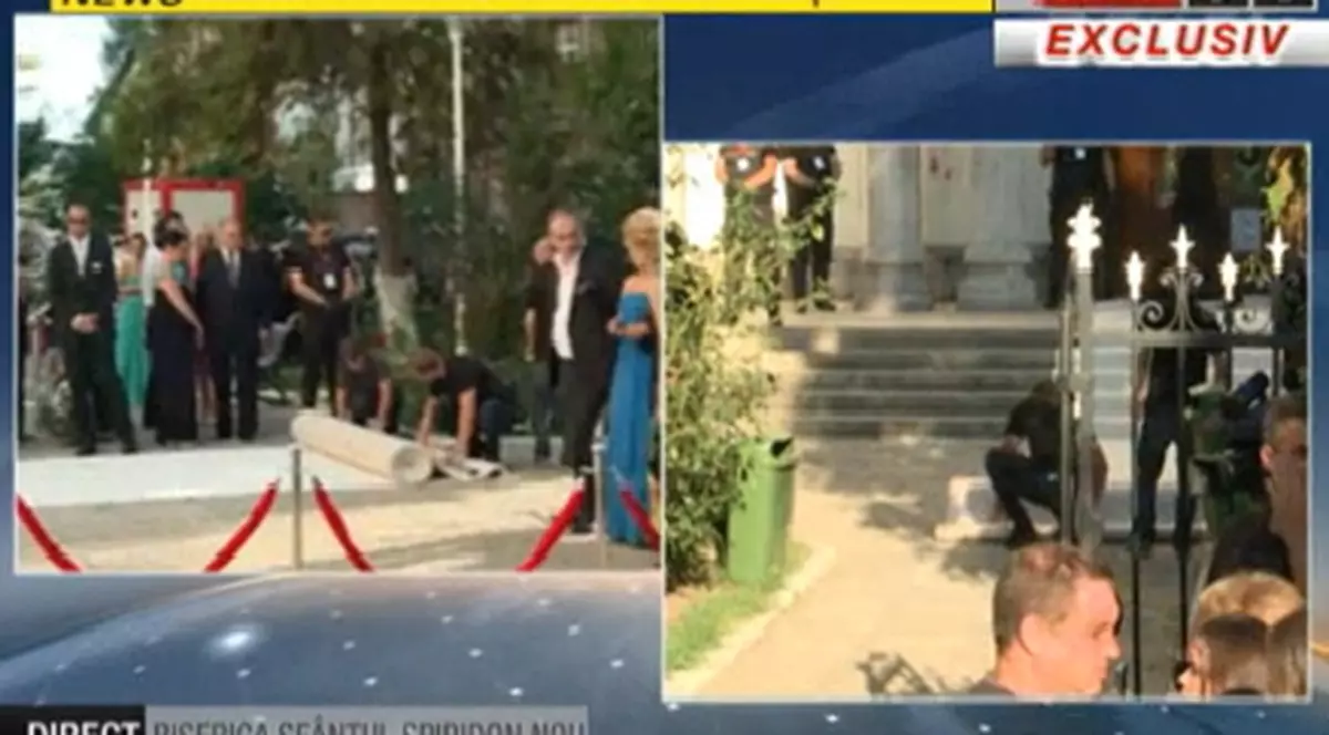Detaliul NECONVENŢIONAL de la cununia religioasă a Elenei Băsescu! Uite cum a fost decorată biserica