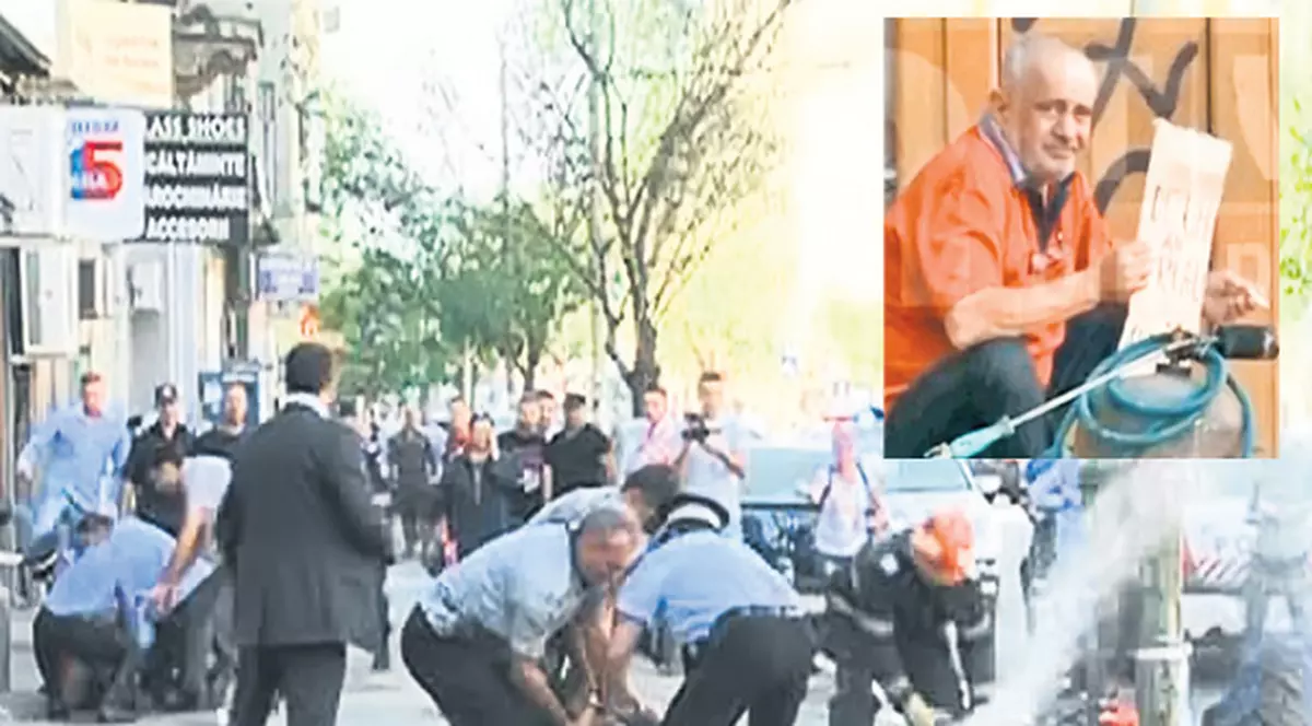 Duminică și-a serbat ziua, ieri a murit la primărie