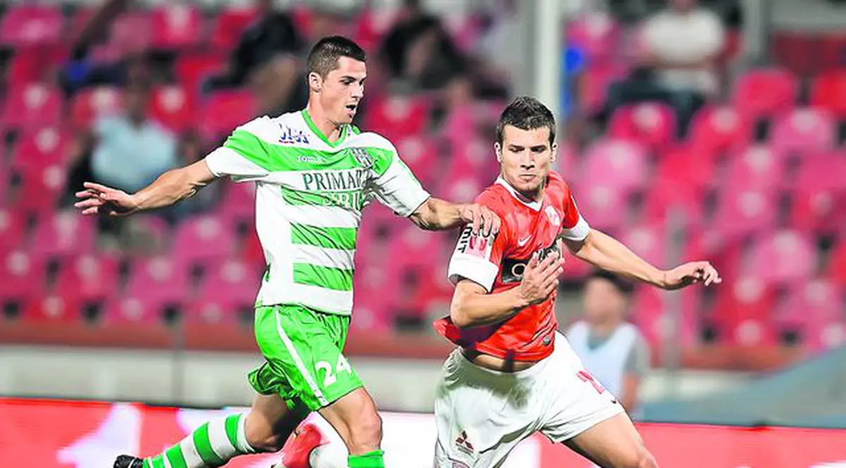 Pentru George Ţucudean, atacantul lui Dinamo, nu contează că echipa lui a învins greu Voinţa Sibiu în «16»-imile Cupei României: «Scopul scuză mijloacele»