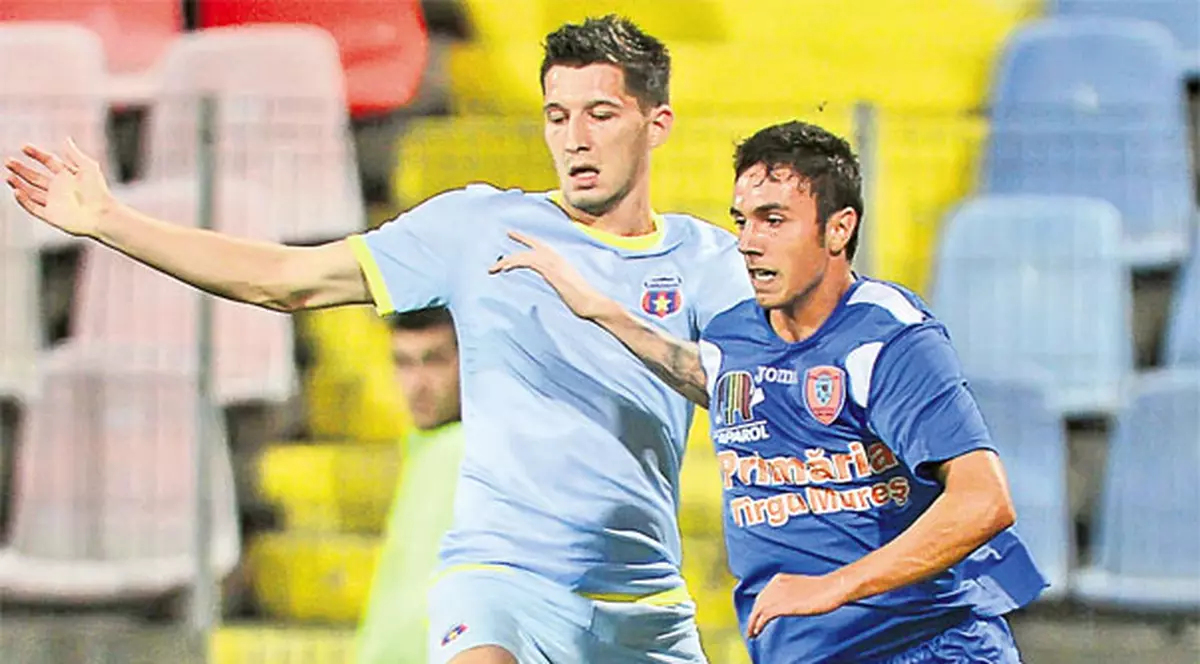 Costea cel crud | După ce i-a dat papucii Cruduţei, atacantul Stelei n-a avut milă nici de FCM Tg. Mureş în Cupă