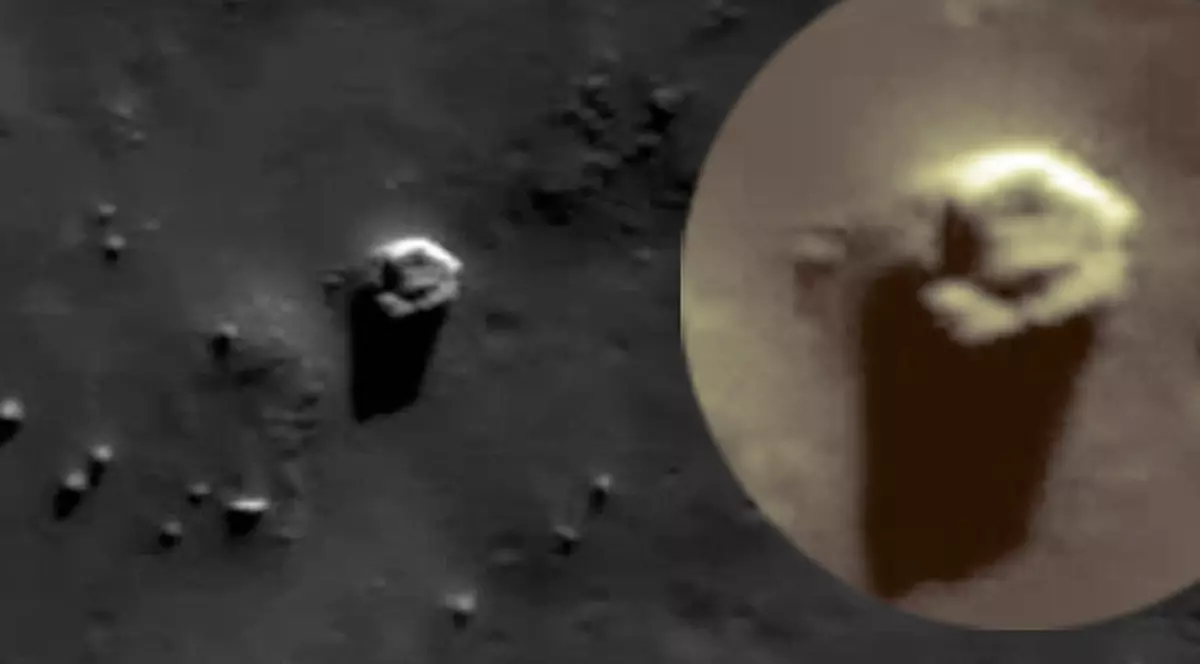 Hexagonul de pe Luna, bază extraterestră sau o rocă cu forme simetrice? FOTO
