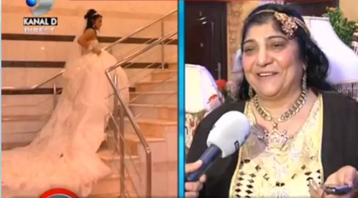 NUNTA ANULUI la romi. Rochia ACESTEI MIRESE a costat 10.000 de EURO. Minune şi Salam au cântat cot la cot