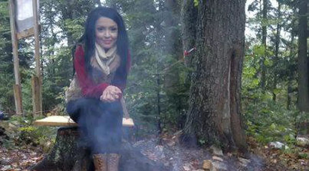 Aşa se îmbracă Andreea Mantea pe un frig de 7 grade