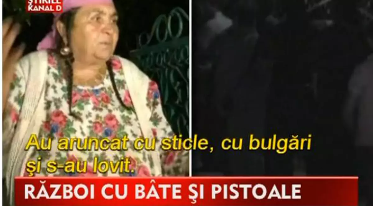Omor între nouă clanuri de romi! S-au ”războit” cu bâte și pistoale în toiul nopții!VIDEO